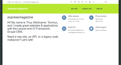 Desktop Screenshot of expressmagazine.net